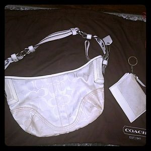 White/ Ivory Coach Purse